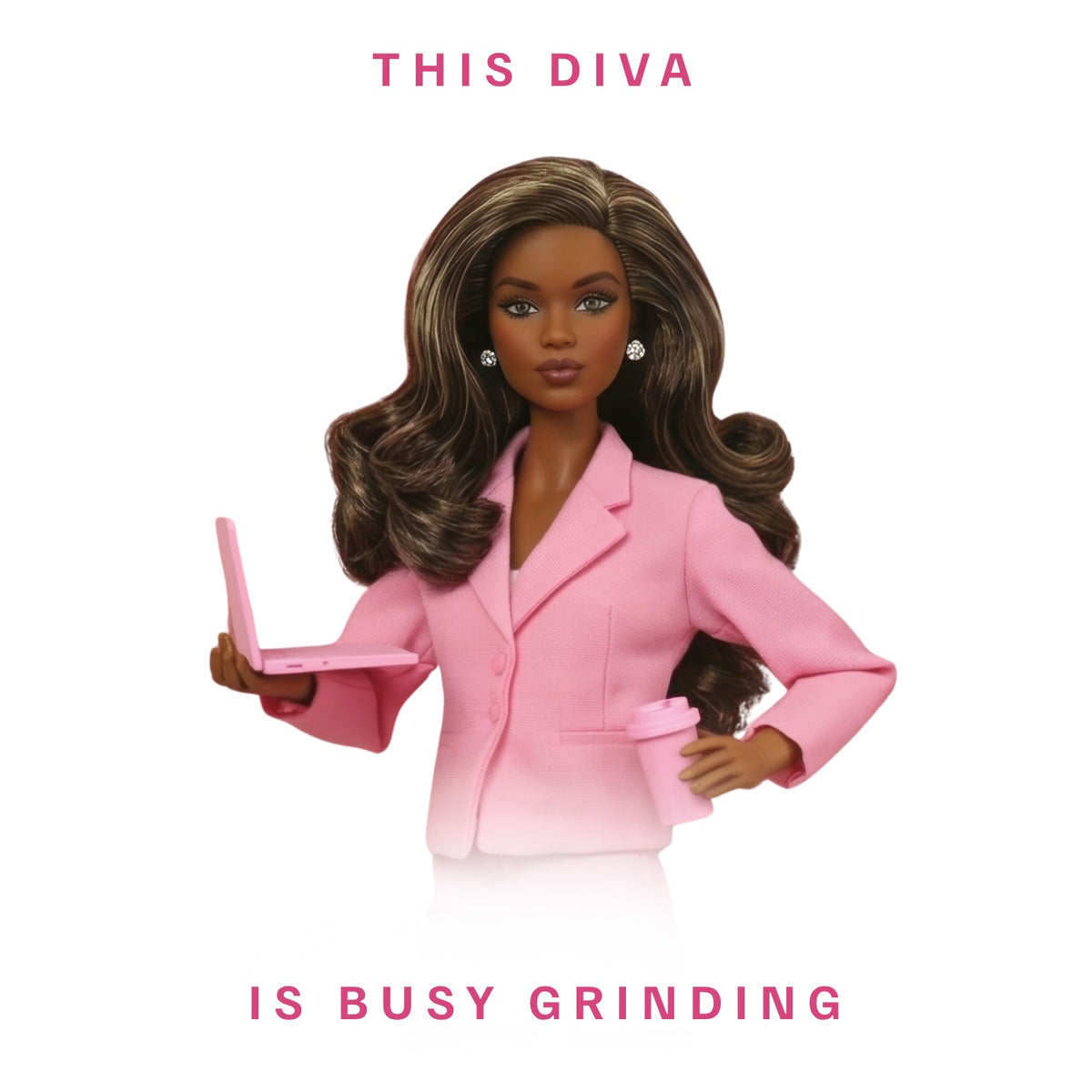 This Diva Is Busy Grinding Mug - Deep