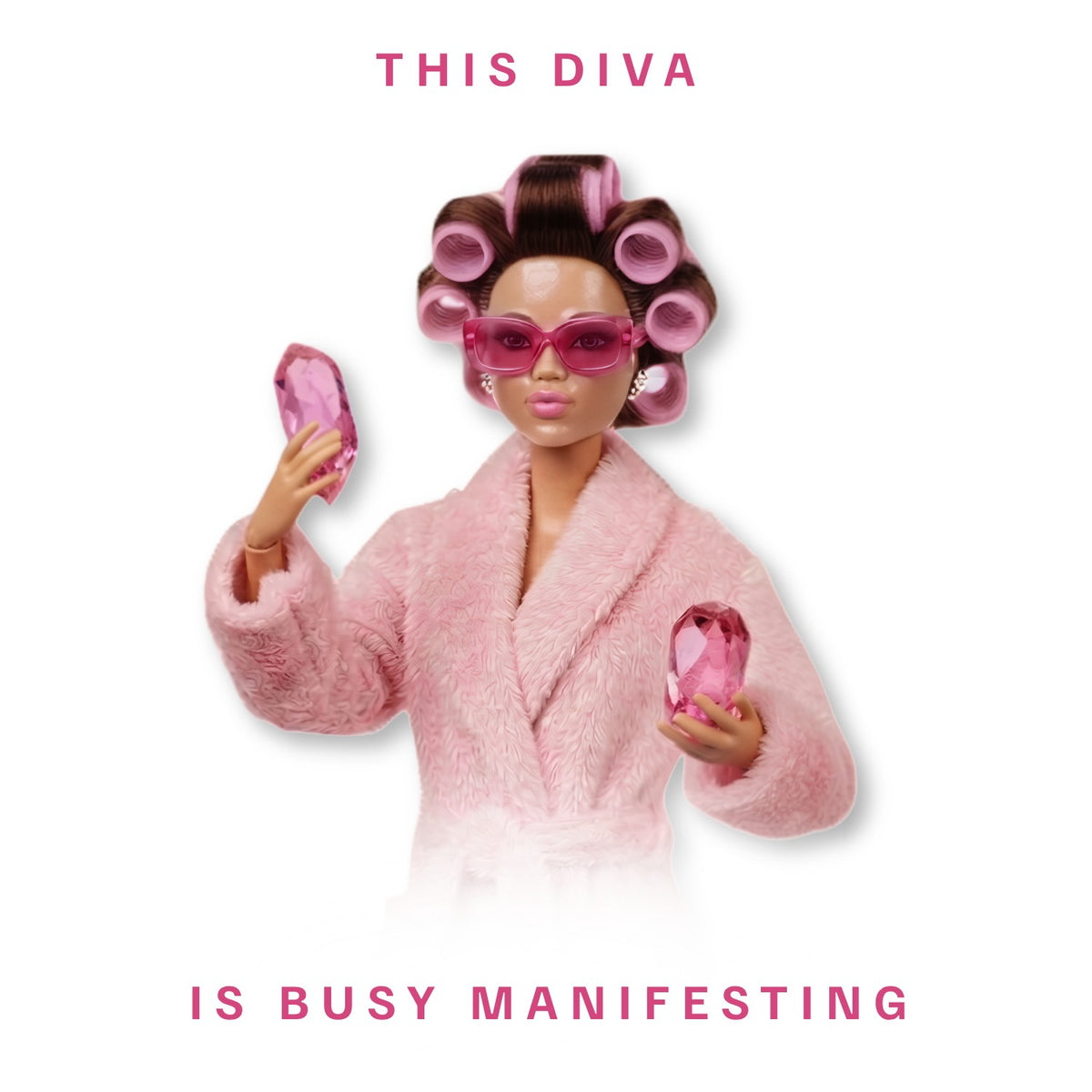 This Diva Is Busy Manifesting Mug - Brunette