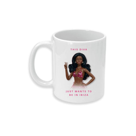 This Diva Just Wants To Be In Ibiza Mug