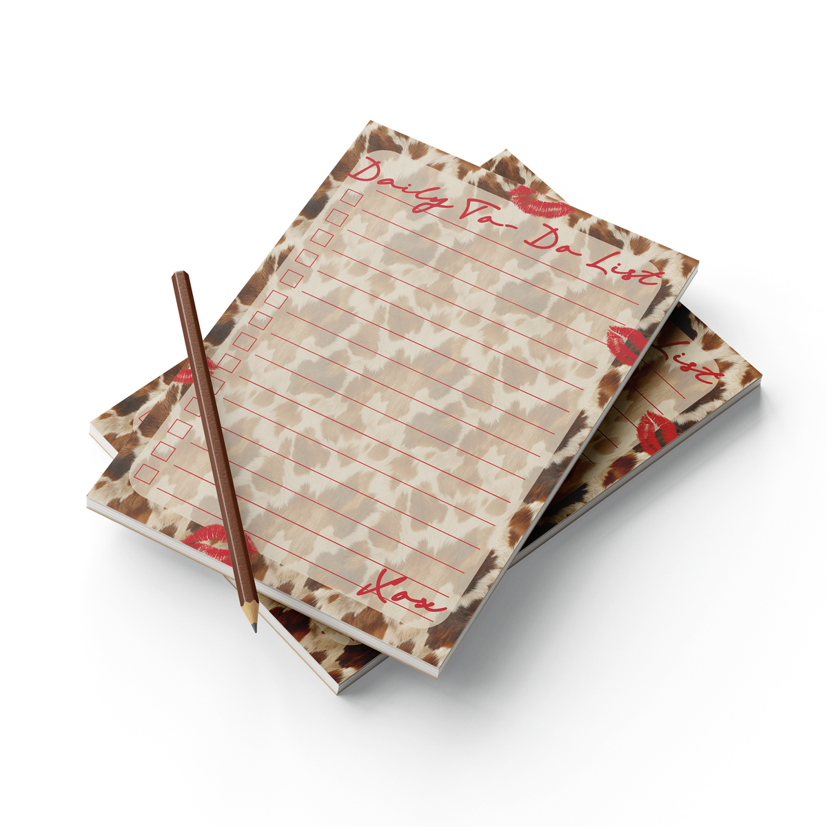Leopard Kisses Notepad