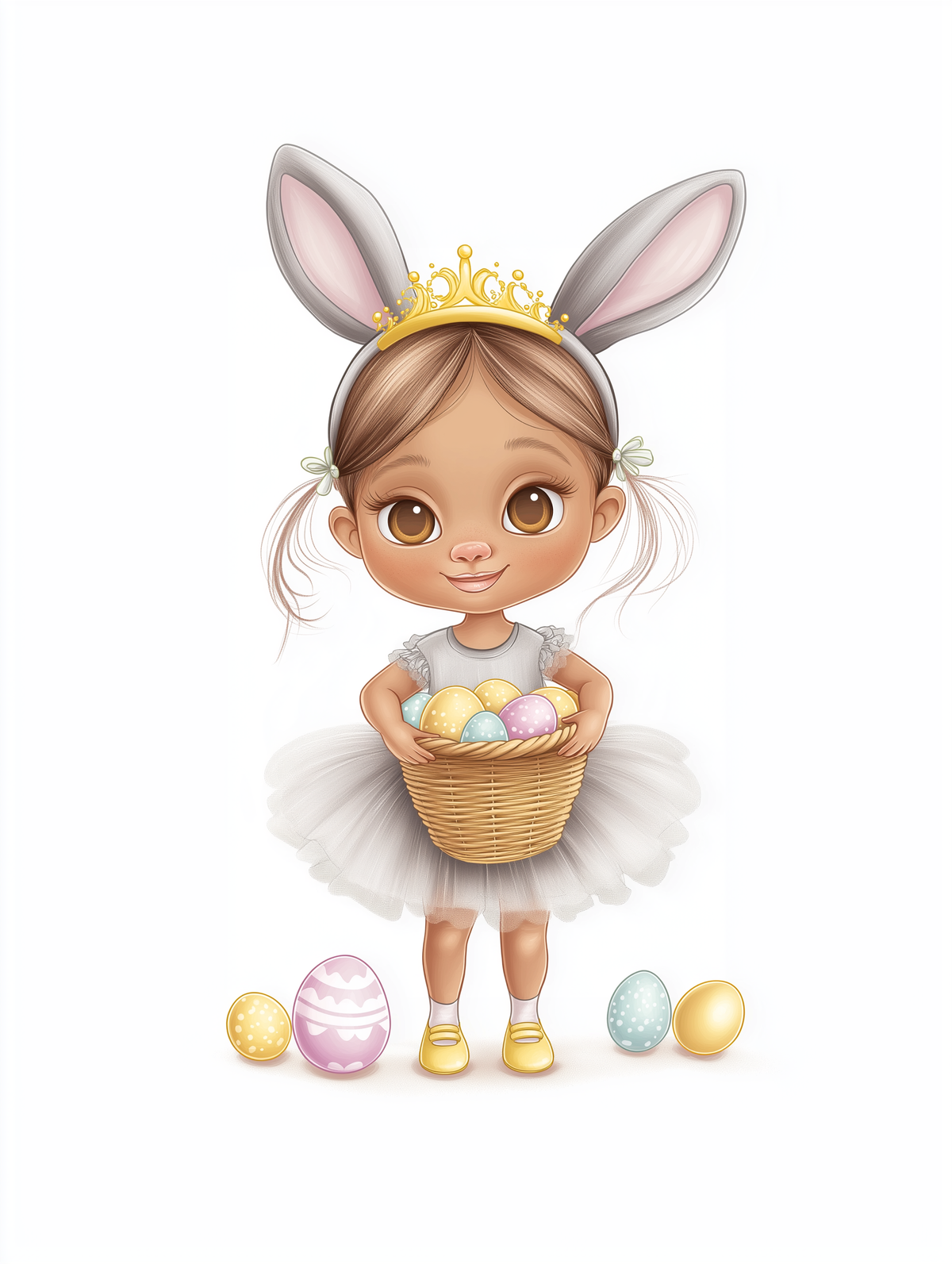 Kids Easter Ceramic Mug  - Little Girl