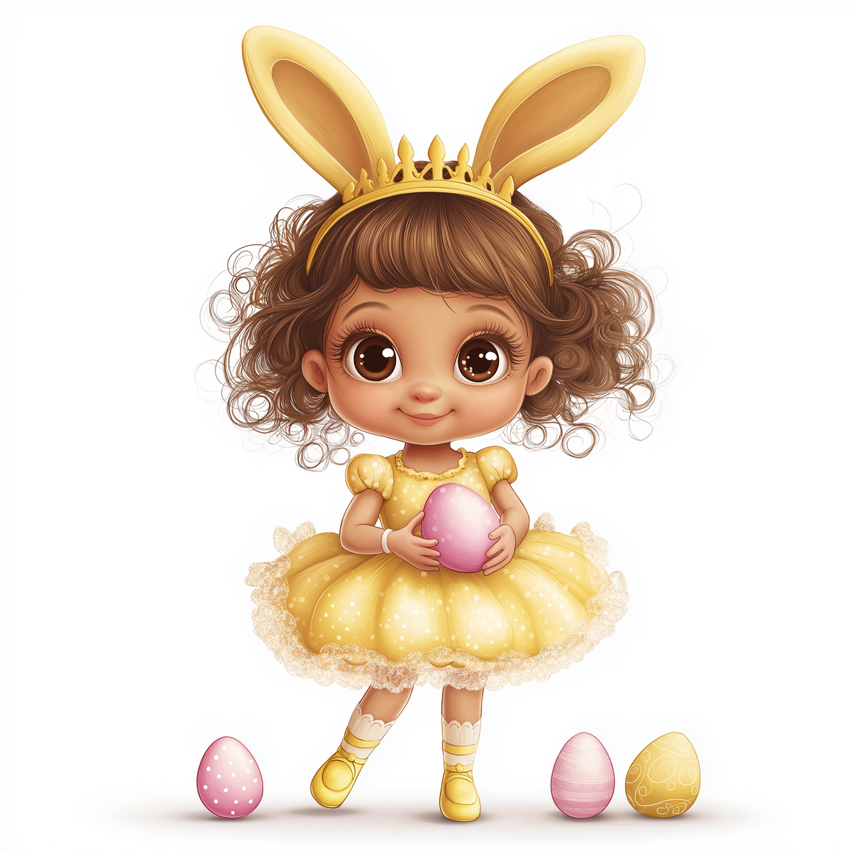 Kids Easter Ceramic Mug  - Little Girl