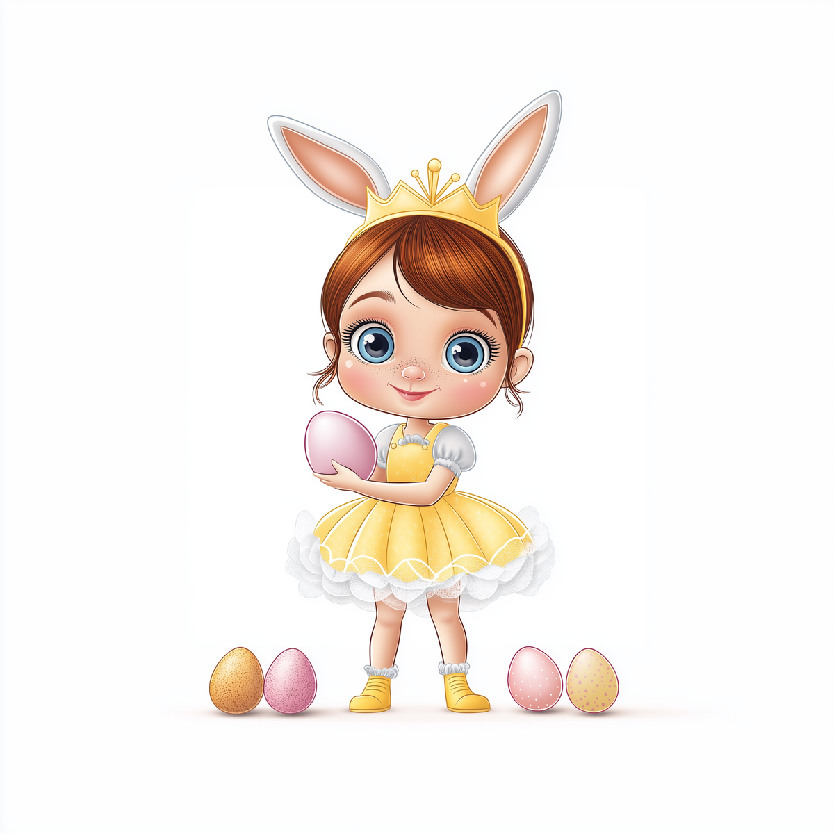 Kids Easter Ceramic Mug  - Little Girl