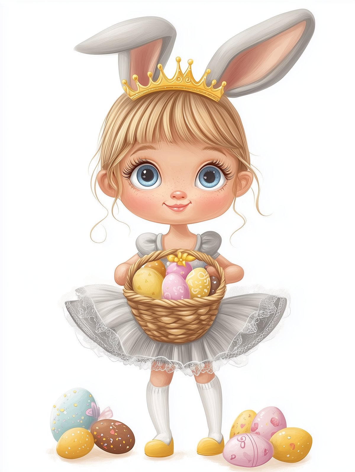 Kids Easter Ceramic Mug  - Little Girl