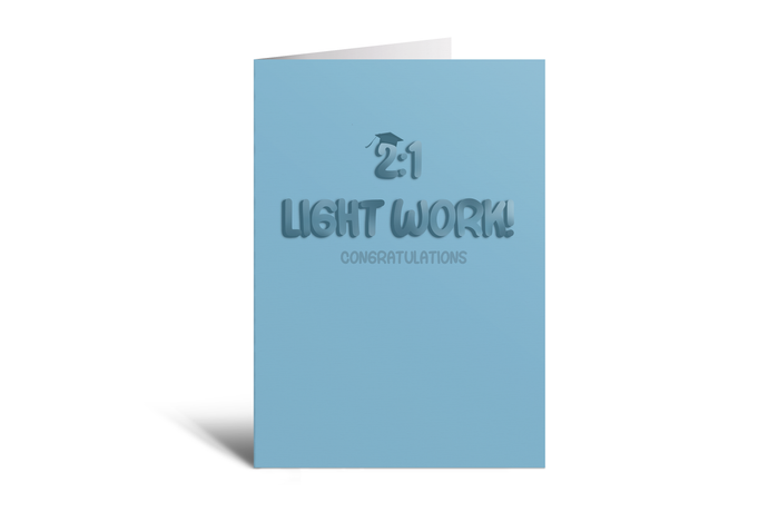 Graduation - 2:1 Light Work