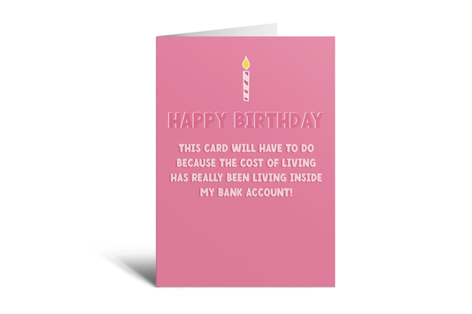 HBD - Cost Of Living Inside My Bank