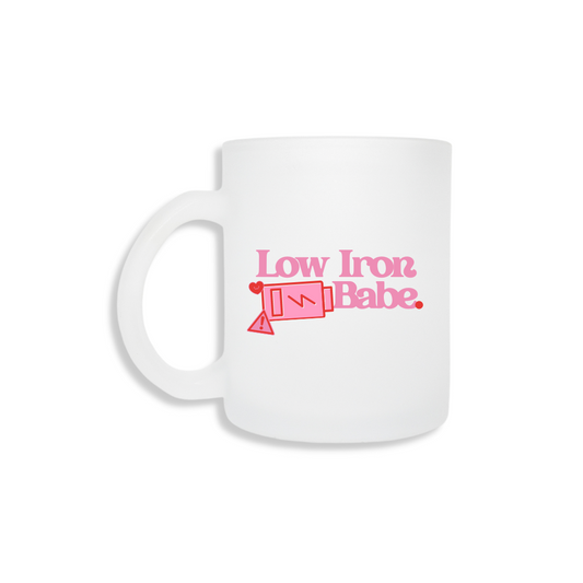 Low Iron Babe Frosted Mug