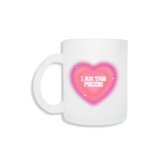 I Am The Prize Frosted Mug & Coaster