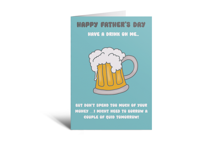 Dad - Have a drink on me