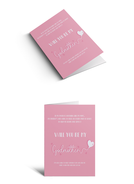 Will You Be My Godmother - Pink
