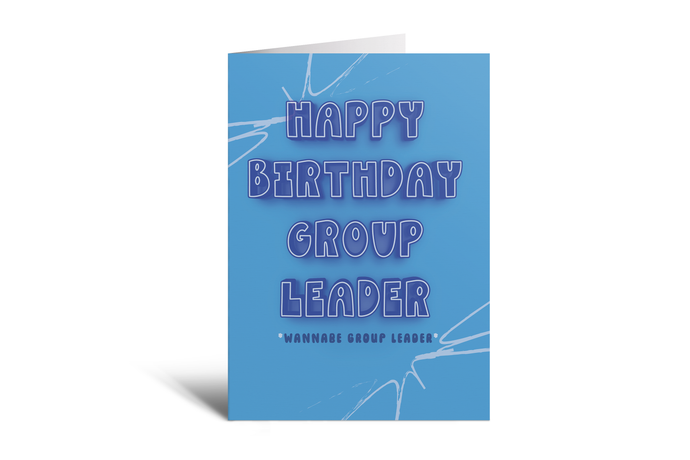 HBD - Group leader