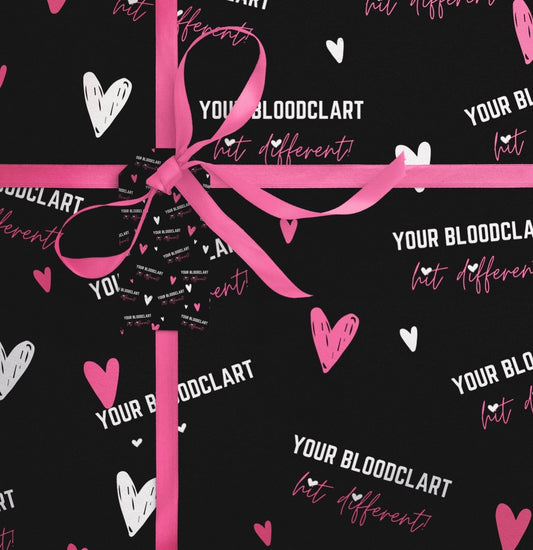 All Men Are Bloodclarts - Gift Tag (Black)