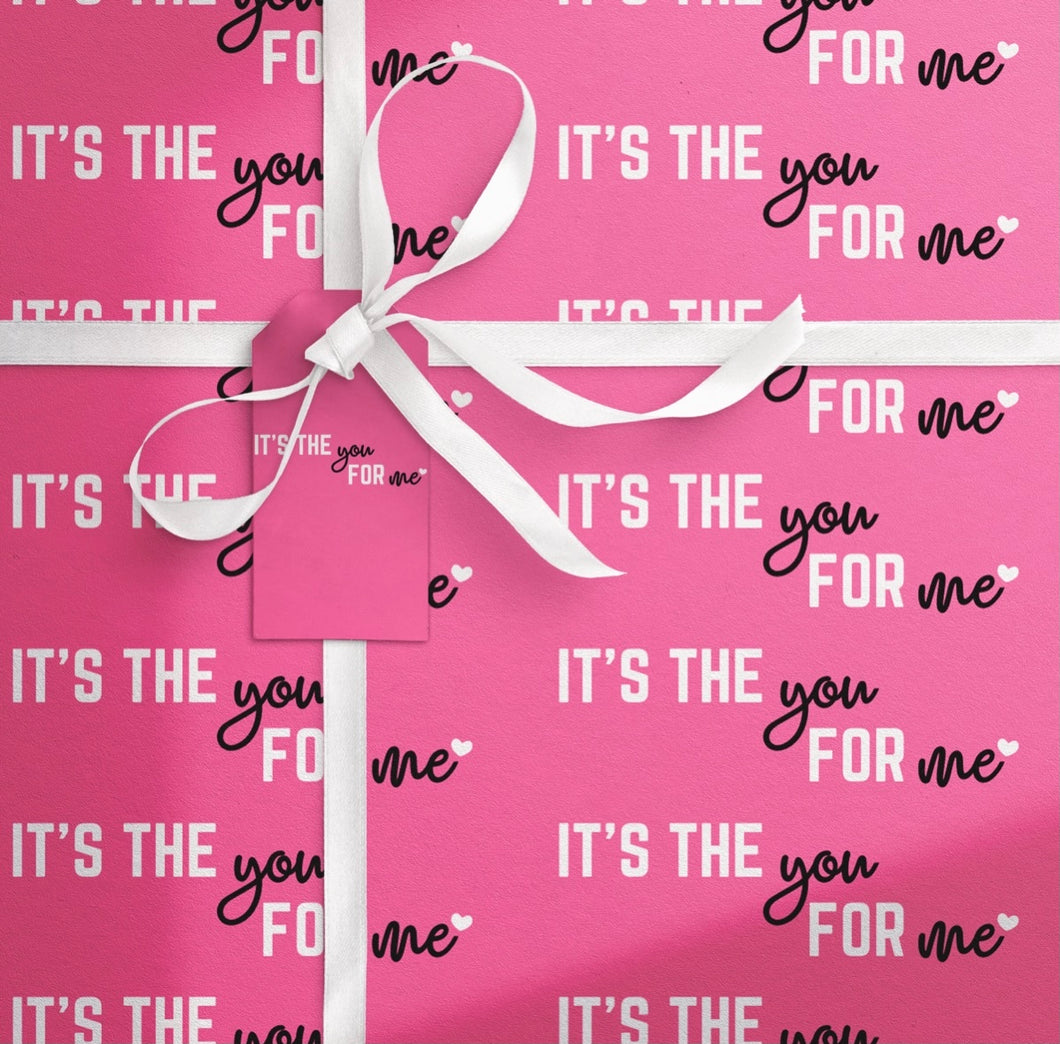 It's The You For Me - Gift Tag