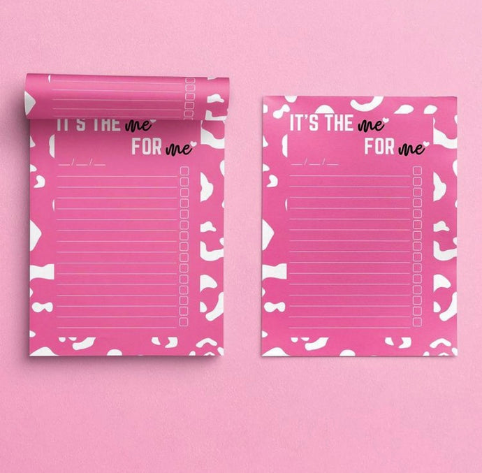 It's The Me For Me To-do Notepad - Hot Pink