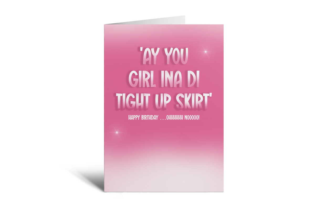 Happy Birthday - Tight Up Skirt