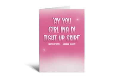 Happy Birthday - Tight Up Skirt
