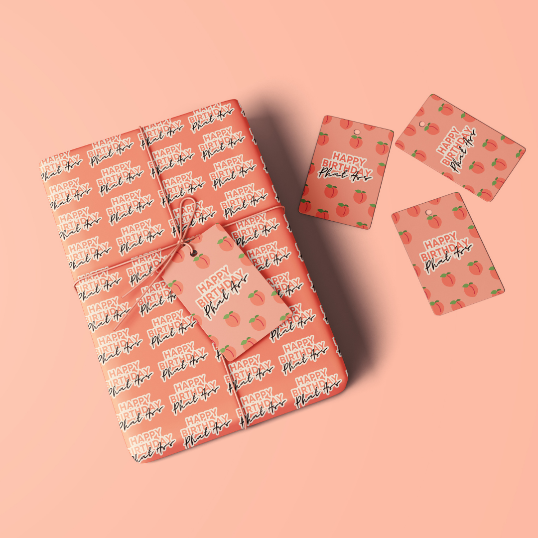 HBD Phat Ass Gift Tag