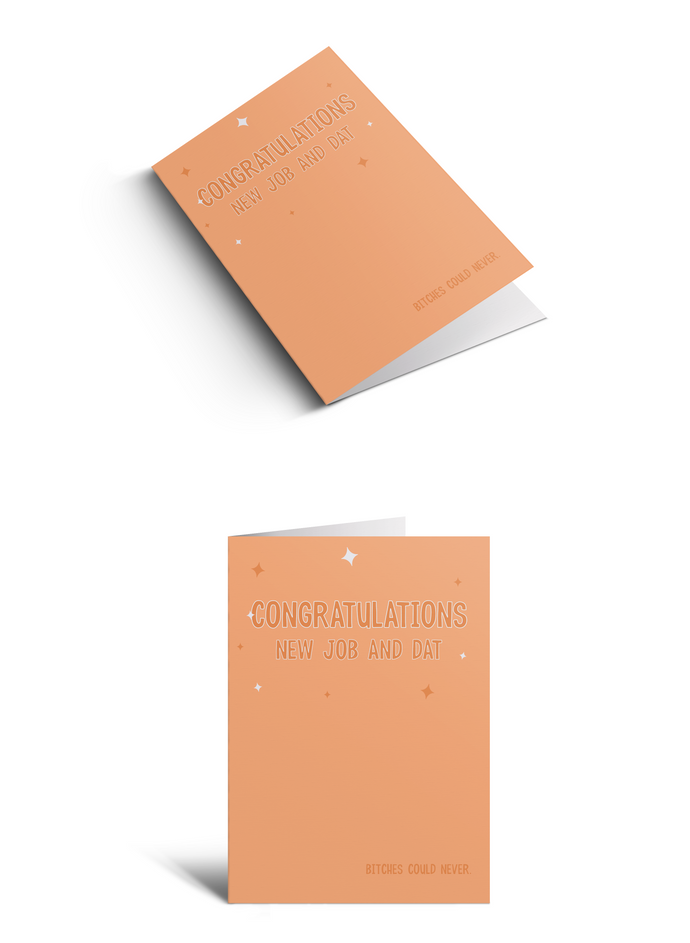 New Job & Dat - Orange