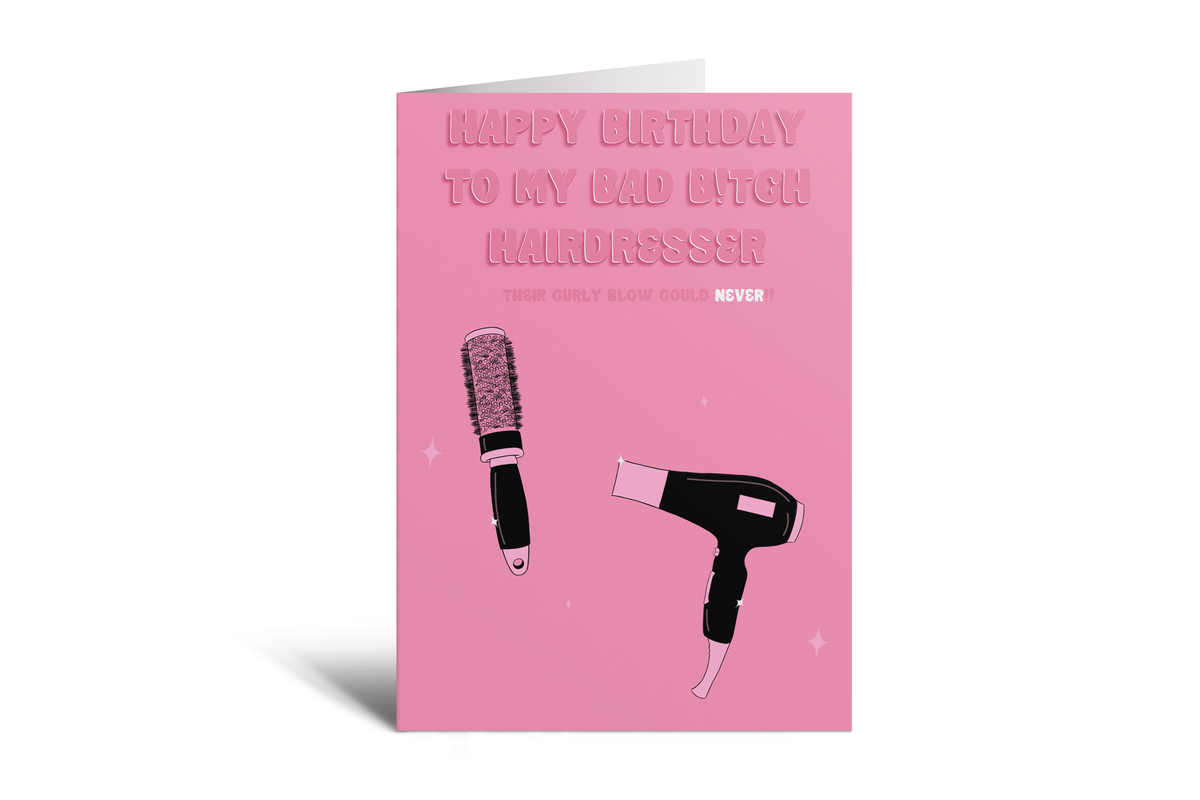 HBD - Hairdresser (Curly Blow)