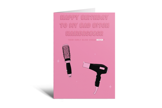 HBD - Hairdresser (Curly Blow)