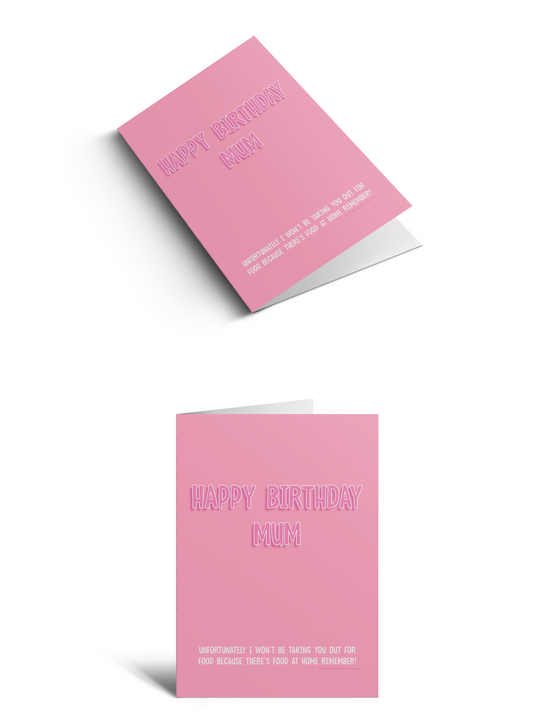 HBD Mum - Food At Home