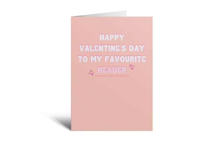Happy Valentine's Day To My Favourite Header