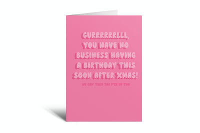 HBD - Gurllll No Business - Turn up