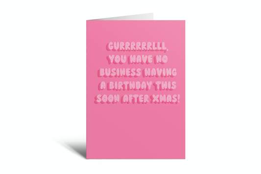 HBD - Gurllll No Business