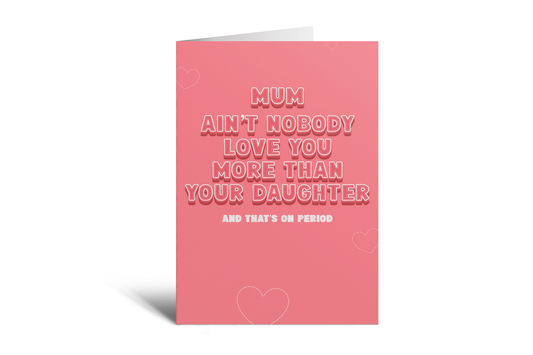 Mum - Nobody Loves You More (Pink)