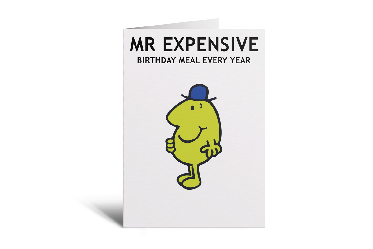 Mr Men - Expensive Bday Meal
