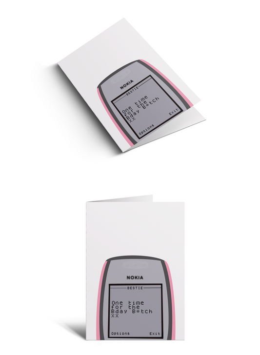 Birthday B*tch - Nokia pink