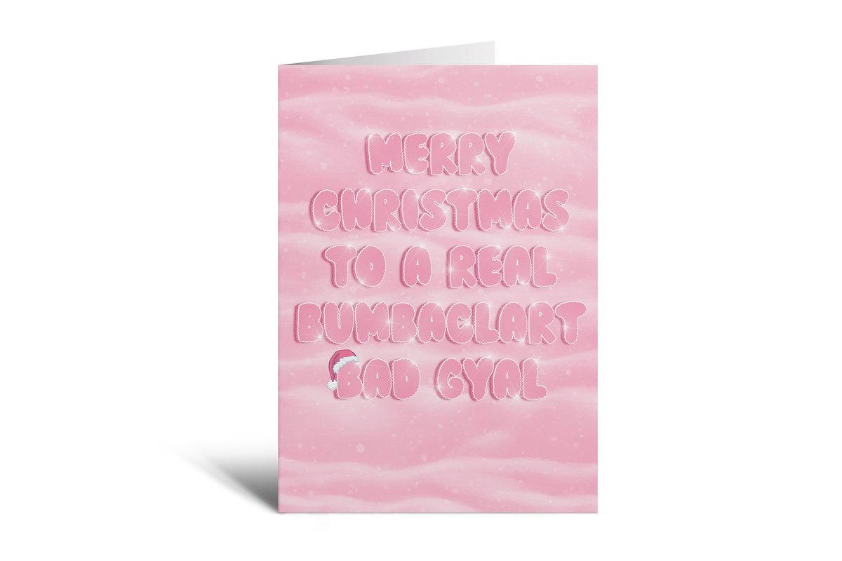 Xmas - Merry Xmas Bumbaclart badgyal